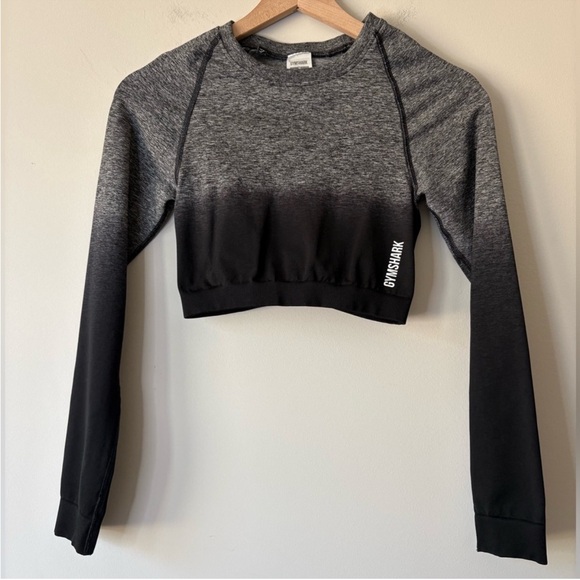 Gymshark Tops - Gymshark Ombré Long Sleeve Crop Top